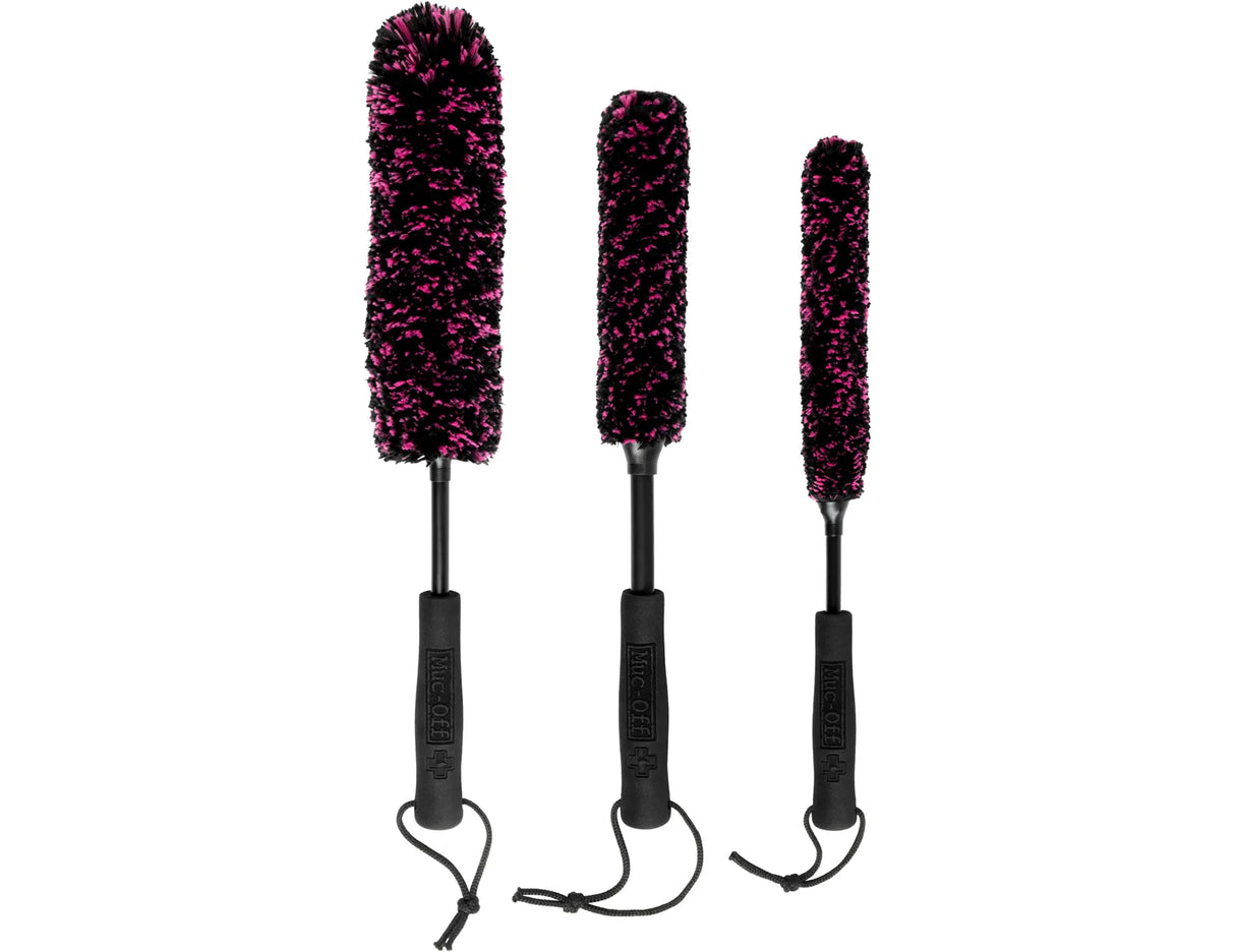 Muc-Off Microfibre Detailing Brush Set x 3