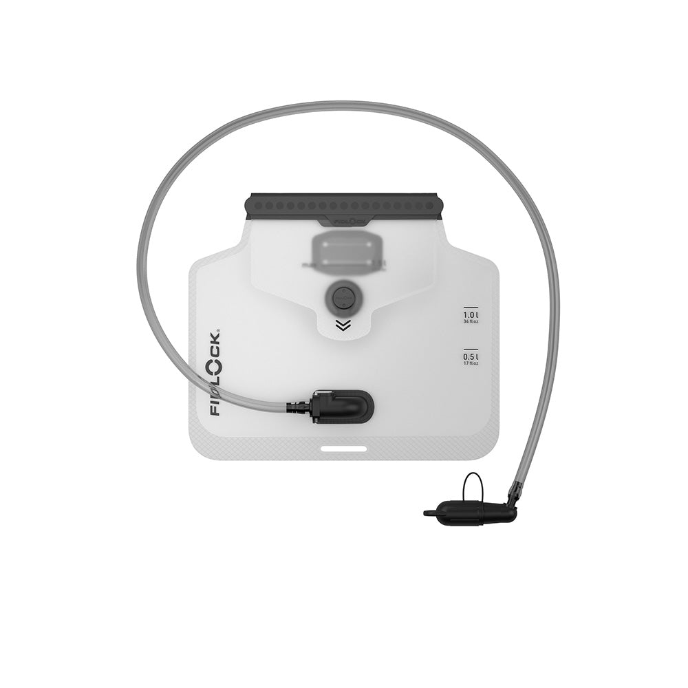 Magnetic self-sealing Hydration Bladder for Fidlock Hip Belt - inc Tube and mouthpiece