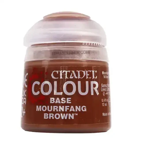 Paint - WH Colour - Base: MOURNFANG BROWN 12ML