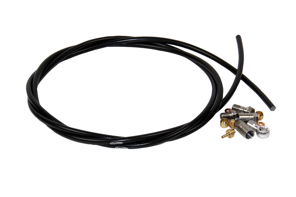 Hope 5mm Black Hose INC. 90 & Straight Connectors HBSPC03