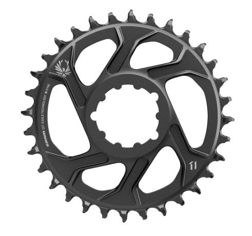 SRAM Chain Ring X-Sync 2 Direct Mount 3mm Offset Boost Cold Forged Aluminum: BLACK