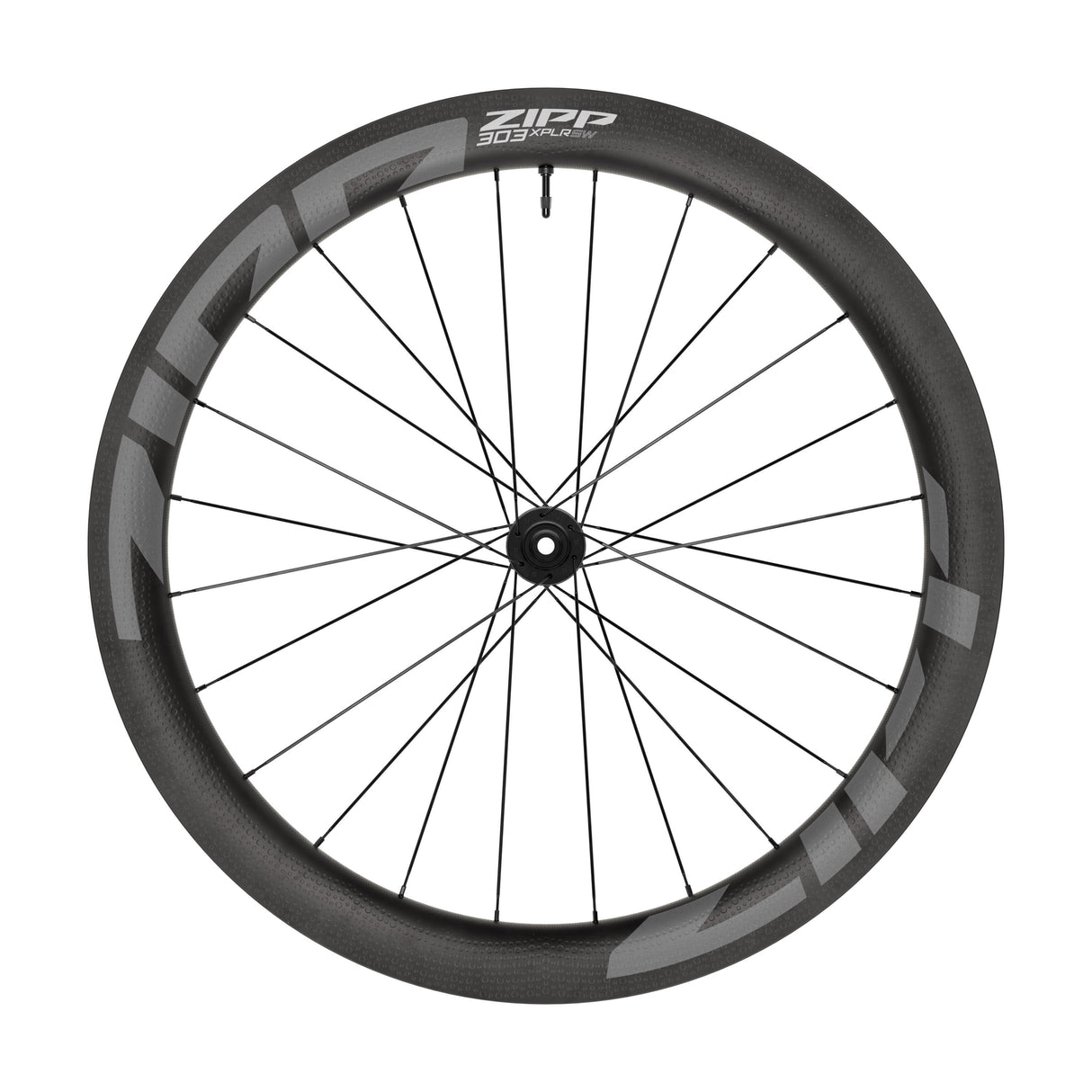 Zipp 303 XPLR SW Carbon Tubeless Disc Brake Center Locking 700C Front 24Spokes 12X100mm Standard Graphic A1