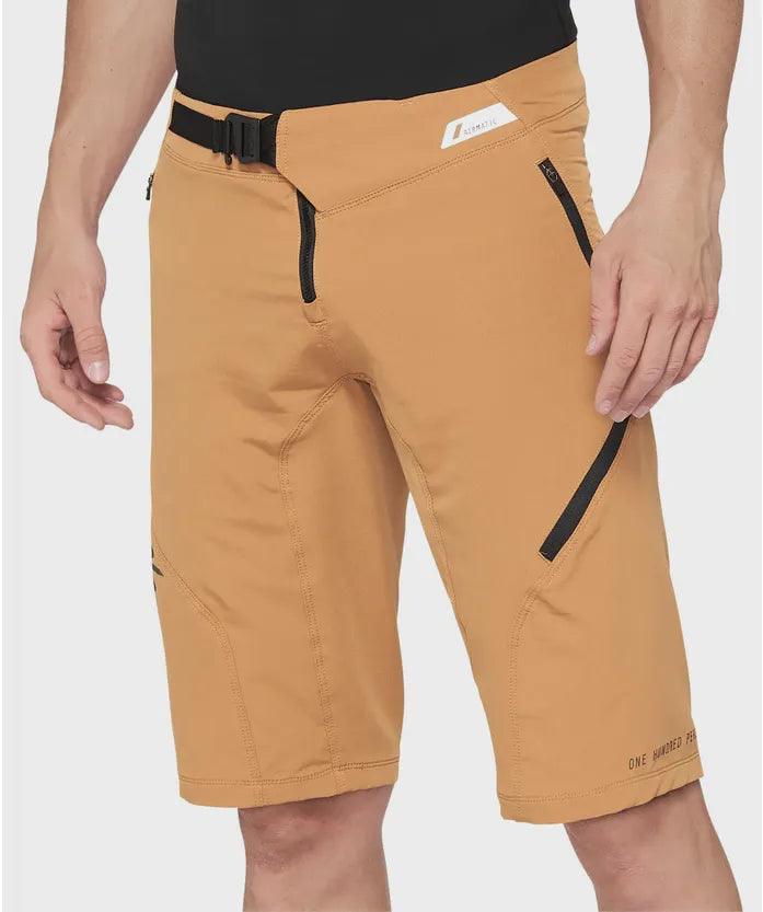 100% Airmatic Shorts Caramel 30"