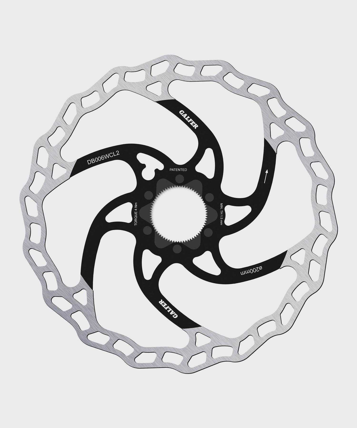 Galfer Wave Disc Rotor - Centerlock -200 x 2.0mm