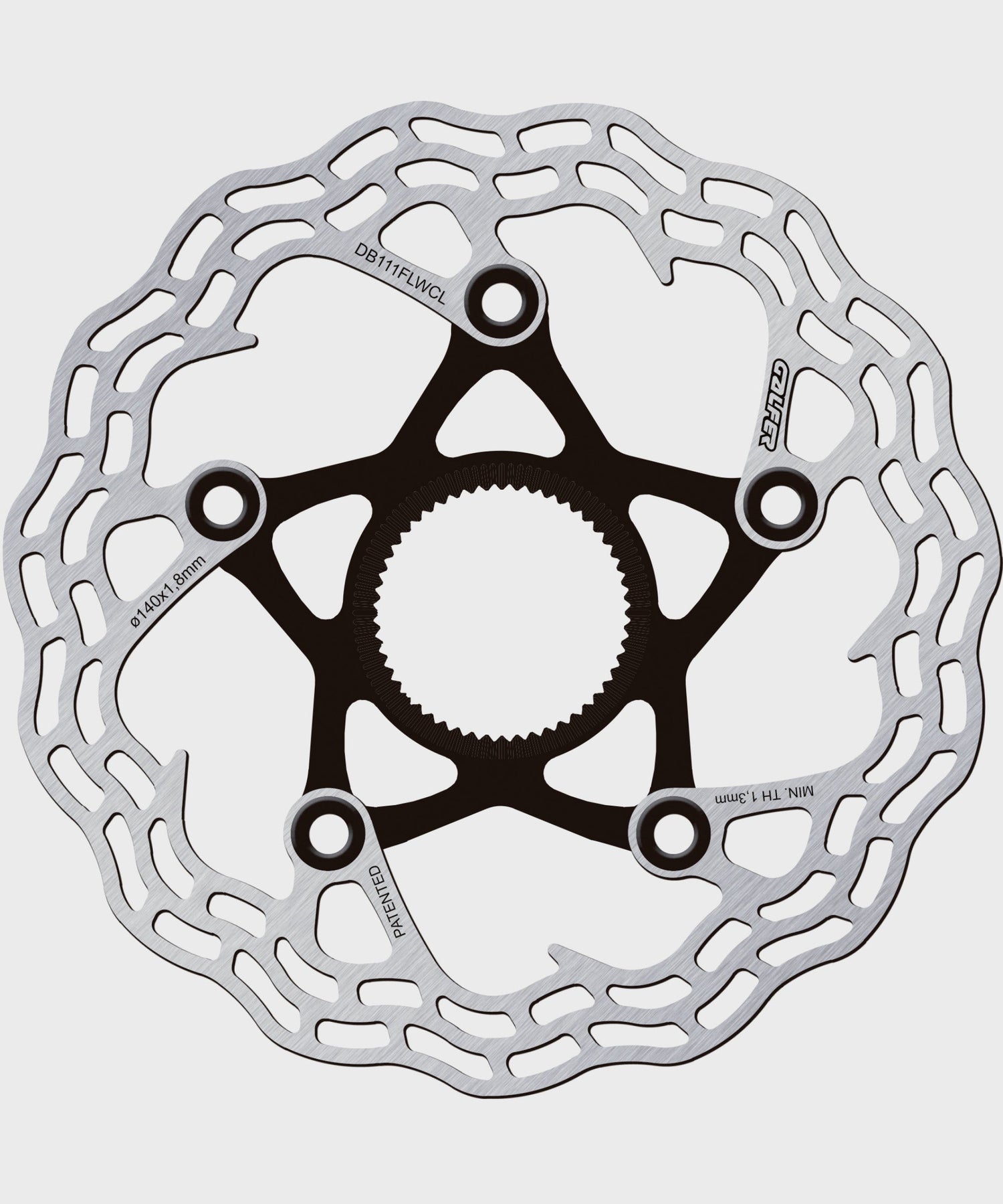 Galfer Shark Road Disc Rotor - Centerlock - 140 x 1.8mm