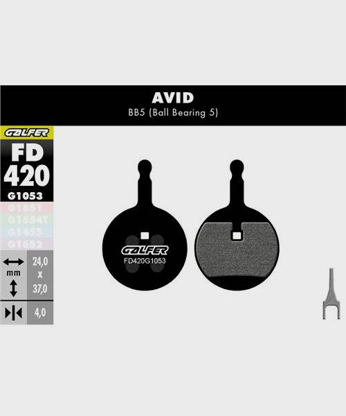 Galfer Standard Bike Disc Brake Pad - 30 Sets - Avid - BB5