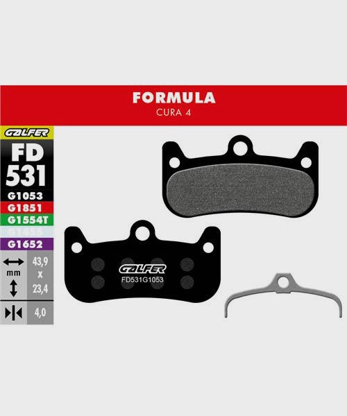 Galfer Standard Bike Disc Brake Pad - 30 Sets - Formula - Cura 4
