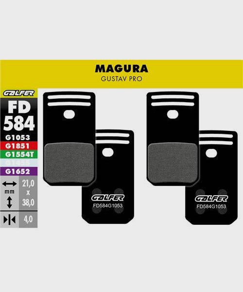 Galfer Performance Bike Disc Brake Pad - Magura - Gustav Pro