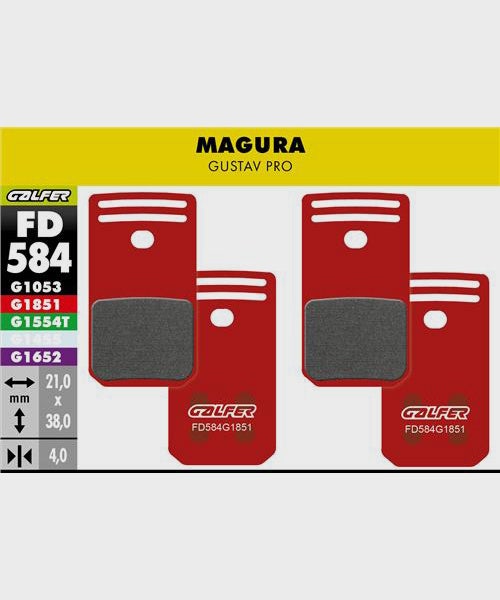 Galfer Advanced Bike Disc Brake Pad - Magura - Gustav Pro