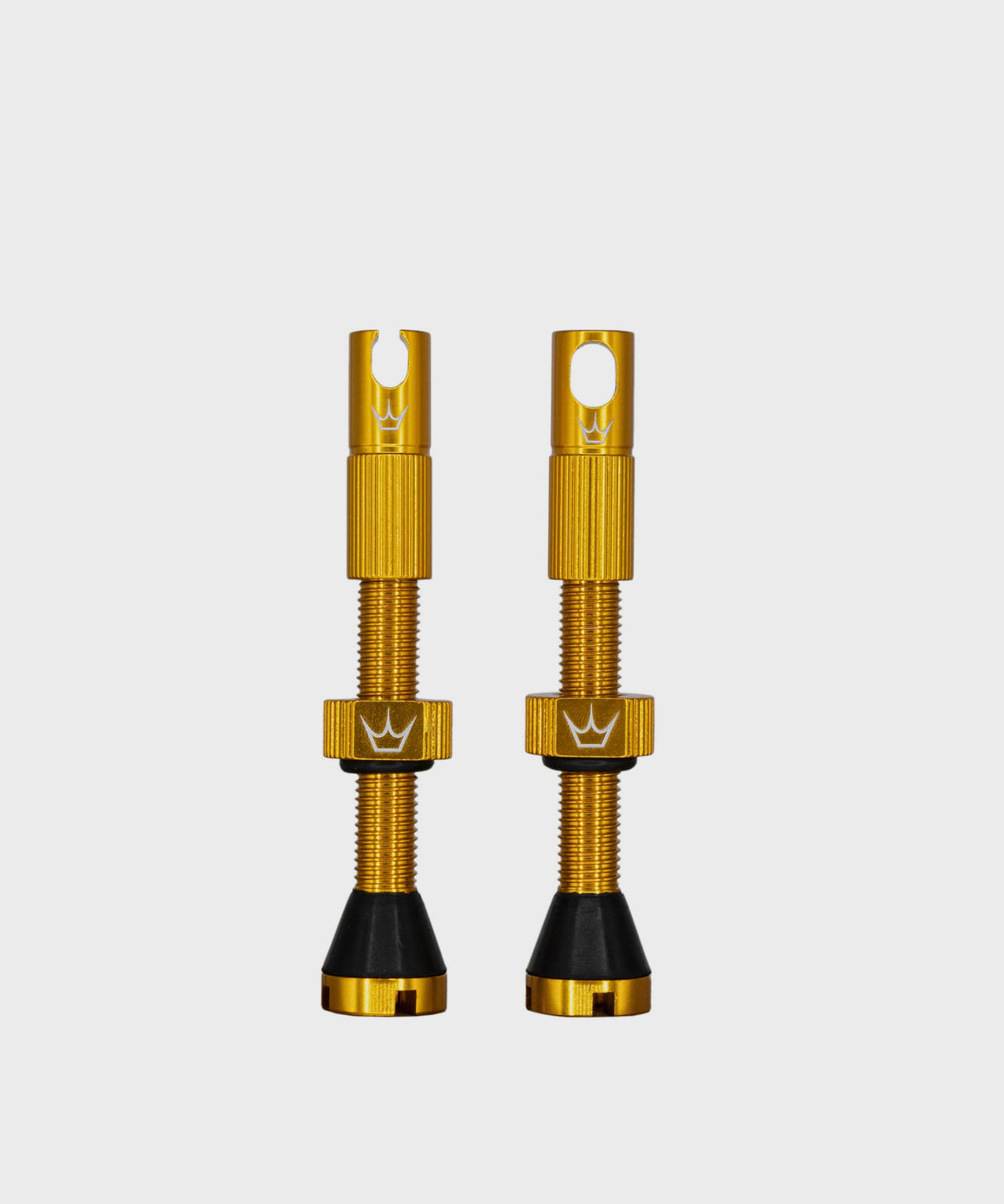 Peaty's x Chris King (MK2) Tubeless Valves 42mm Pair - Gold