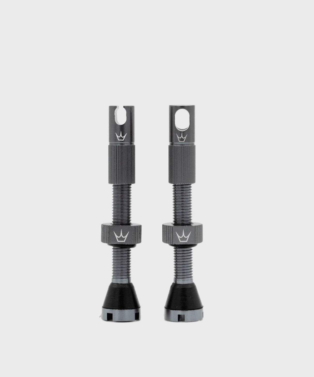 Peaty's x Chris King (MK2) Tubeless Valves 42mm Pair - Slate