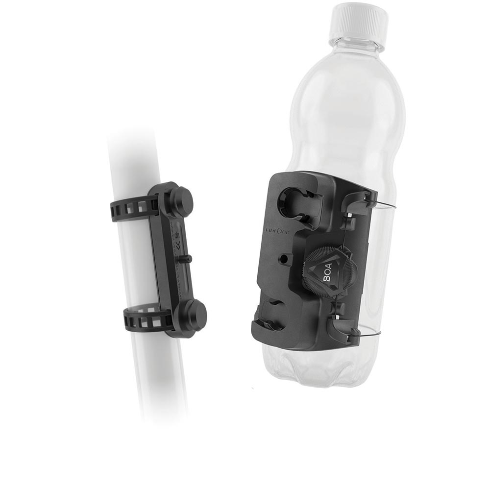 Universal bike/frame mount for TWIST bottles - Re-closeable Strap-type allows multiple placement, in