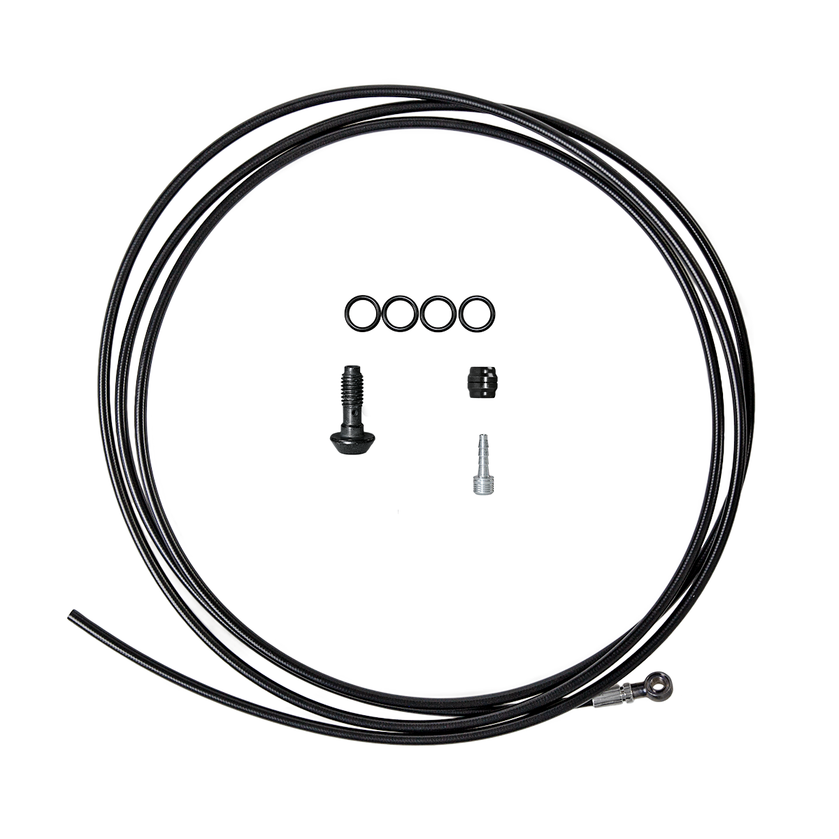 Magura Disc brake tubing for MT4 to MT TRAIL SL and GUSTAV PRO, black