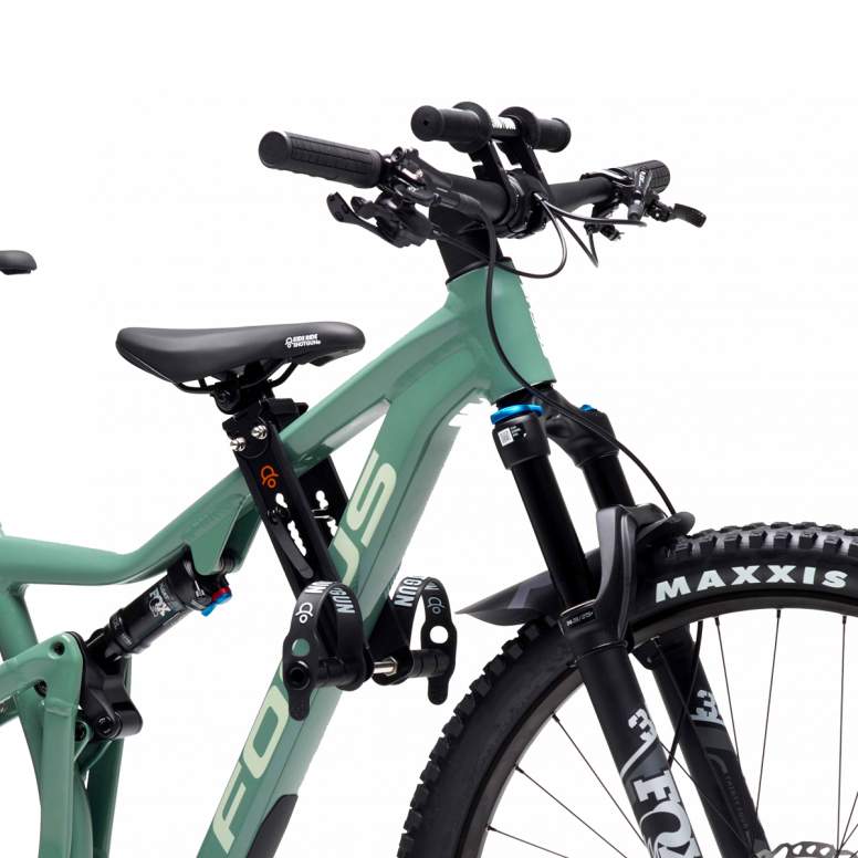 Shotgun Child Bike Seat with Handlebars
