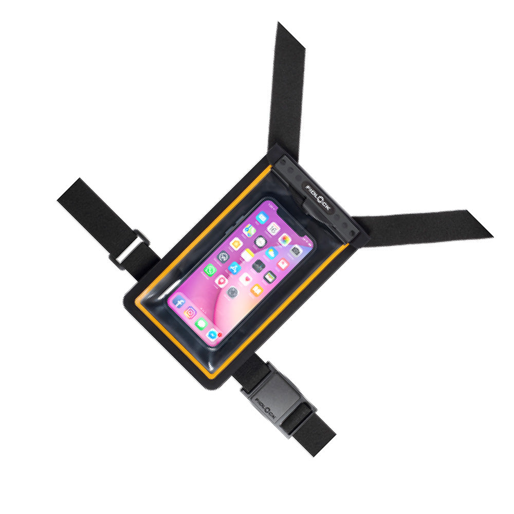 100% Waterproof drybag - Ideal for phone/cards/passes - full phone function through clear front, adj