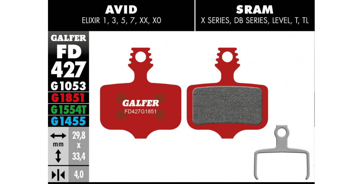 SRAM Avid Elixir XX Xo X7 X9 Brake Pads