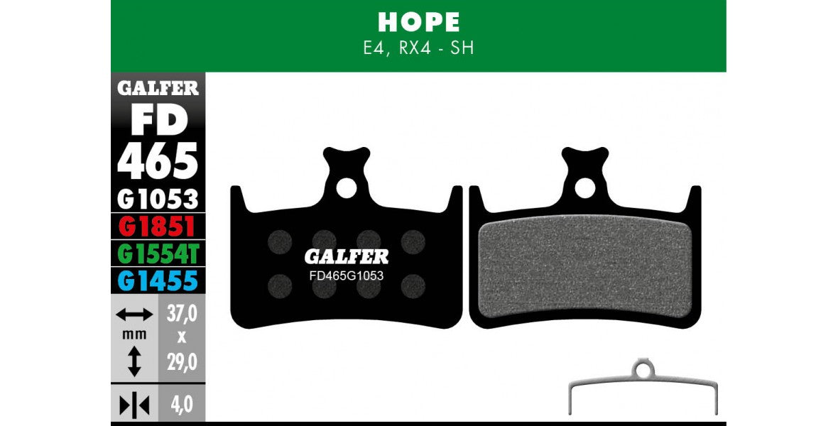 Hope E4, RX4 Brake Pads