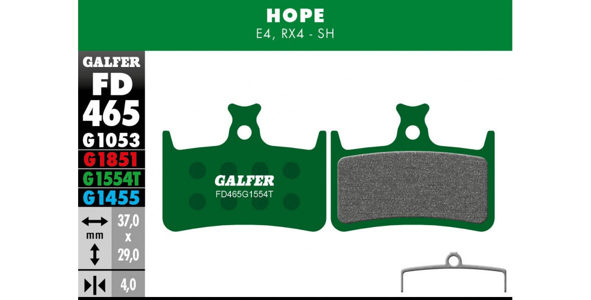 Hope E4, RX4 Brake Pads