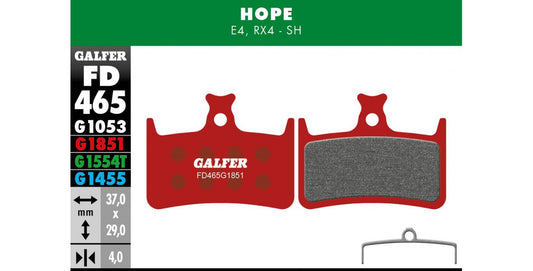 Hope E4, RX4 Brake Pads