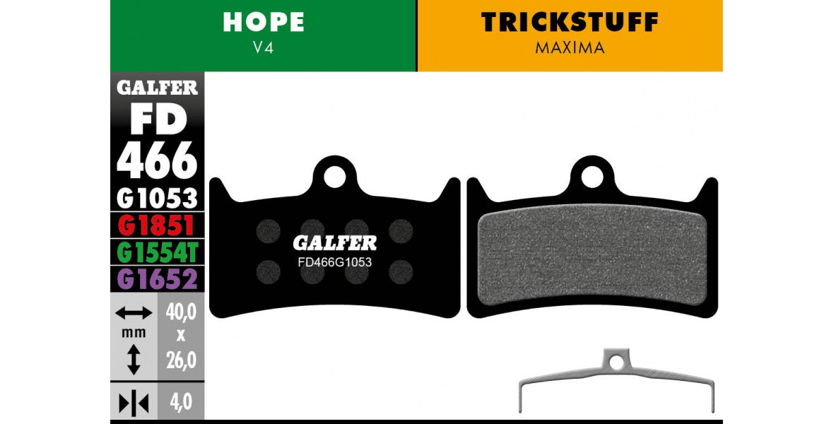 Hope V4 brake pads