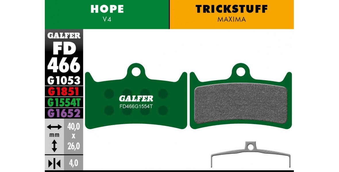 Hope V4 brake pads