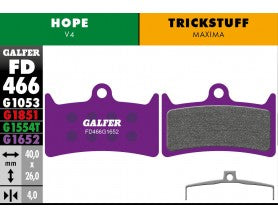 Hope V4 brake pads