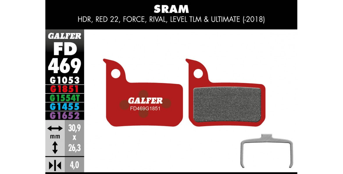 Sram Red22 HRD Road Brake Pads