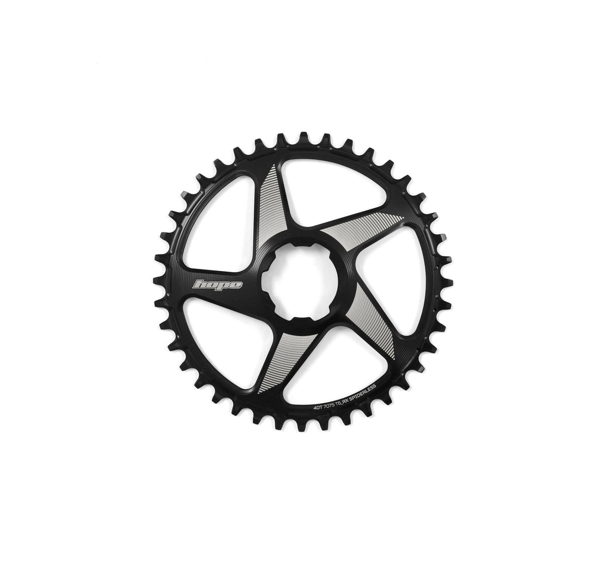 Spiderless RX Chainring - Black