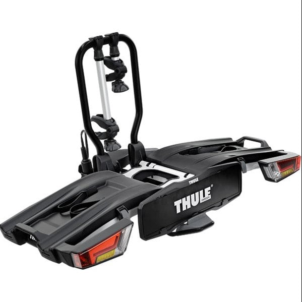 Thule 933 EasyFold XT 2-bike towball carrier with AcuTight torque knobs 13-pin