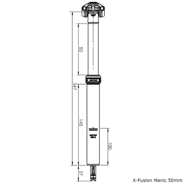 X-Fusion Manic Dropper Post