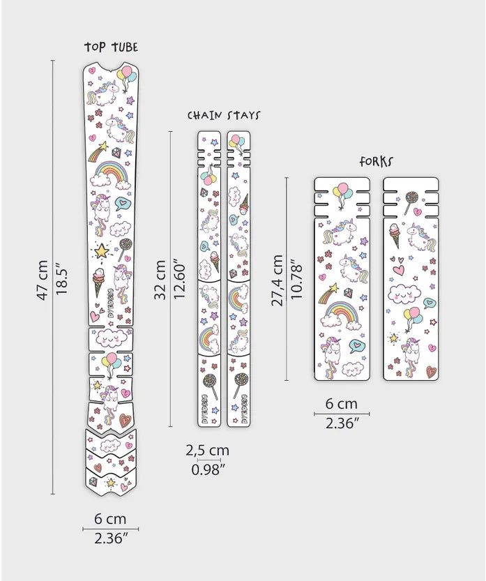 DYEDBRO Frame Protection - Kids - Unicorn