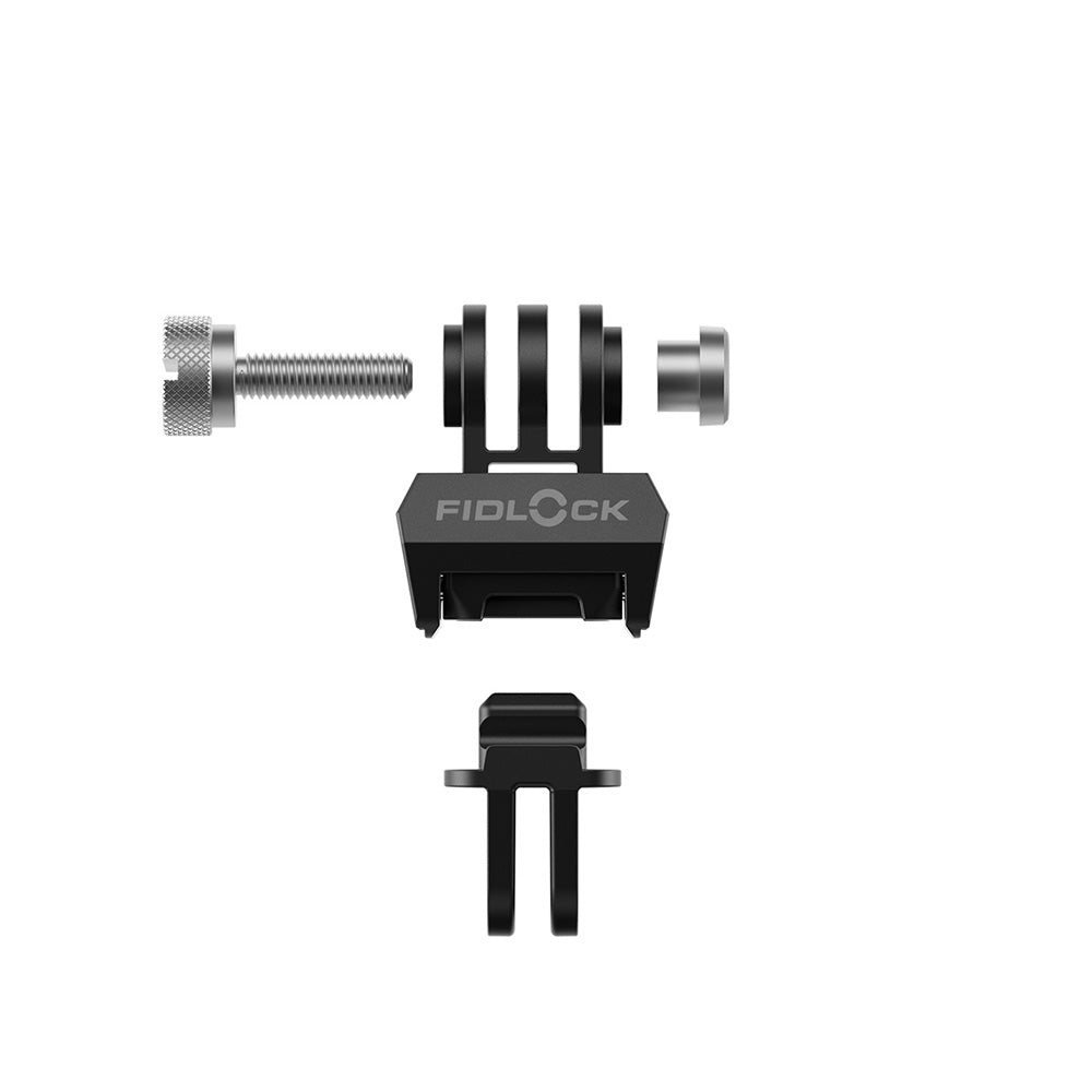 Magnetic-mechanical quick change adaptor for action cams