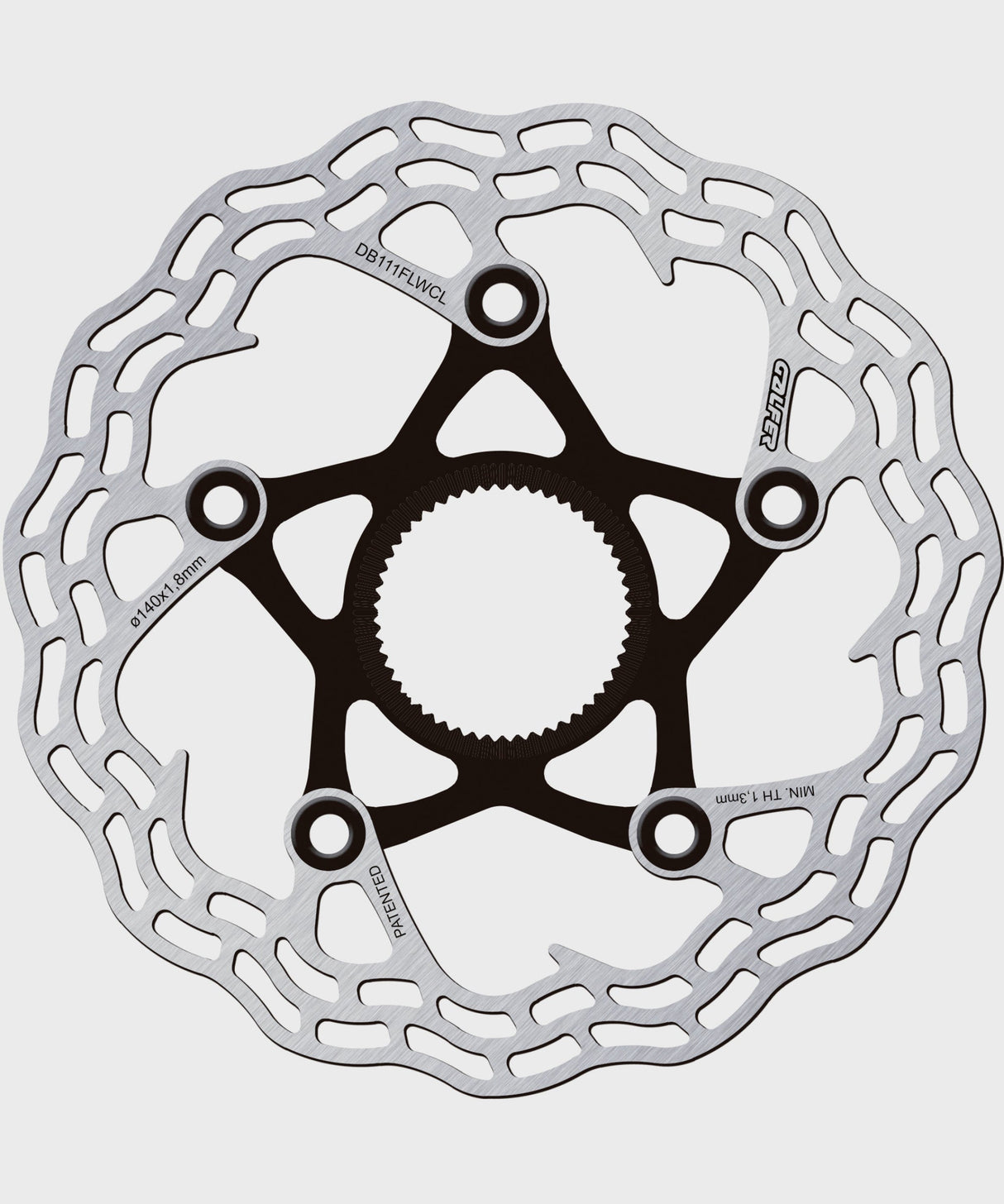 Galfer Shark Road Disc Rotor - Centerlock - 140 x 1.8mm