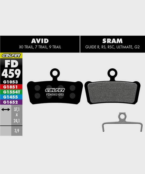 Galfer Standard Bike Disc Brake Pad - 30 Sets - Avid - XO Trail | SRAM - Guide R