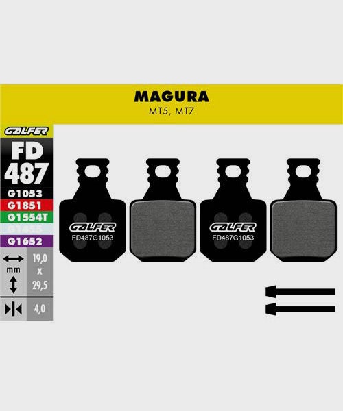 Galfer Standard Bike Disc Brake Pad - Magura - MT5 / MT7