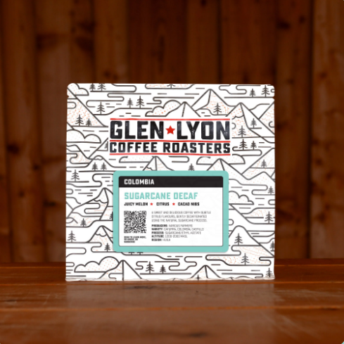 Glenlyon Colombia Sugarcane Huila Decaf Coffee Beans